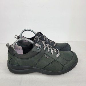 Aravon Rev Stridarc Women's Black Leather Waterproof Sneakers US Size 7.5